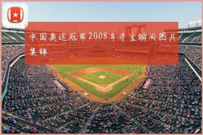 中国奥运冠军2008年夺金瞬间图片集锦